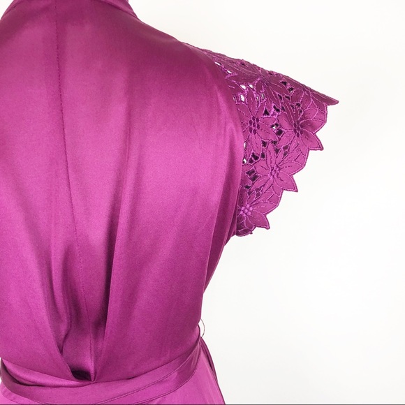 VINTAGE | Ayres by E. Eysen Crochet Wrap Dress - Picture 8 of 14